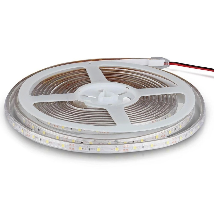V-tac 5W/m LED riba, 60LED/m, 6500K, IP65, 5m rull