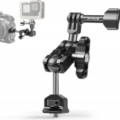 Puluz 3D-tuki Magic Arm -teline 1/4 GoPro/ Sjcam/ Xiaomi/ DJI/ Ins:lle
