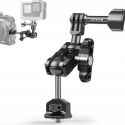 Puluz 3D-tuki Magic Arm -teline 1/4 GoPro/ Sjcam/ Xiaomi/ DJI/ Ins:lle