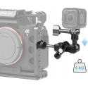 Puluz 3D-tuki Magic Arm -teline 1/4 GoPro/ Sjcam/ Xiaomi/ DJI/ Ins:lle