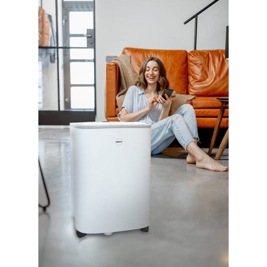ELDOM OP1131 LUXI WIFI DEHUMIDIFIER WHITE – 5