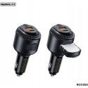 REMAX CAR CHARGER YATOY SERIES WITH FRAGRANCE FUNCTION 60W PD QC RCC353 1xUSB + 1xUSB-C Black REMAX CAR CHARGER YATOY SERIES WITH FRAGRANCE FUNCTION 60W PD QC RCC353 1xUSB + 1xUSB-C Black