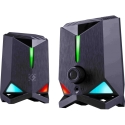Defender Rocket 2.0 6W LED USB Speakers, Black