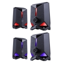 Defender Rocket 2.0 6W LED USB Speakers, Black