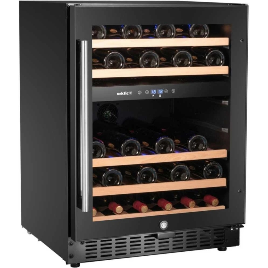 Arktic 2-zone wine cooler for 46 bottles, 137 l, 570x595x820 mm – 2