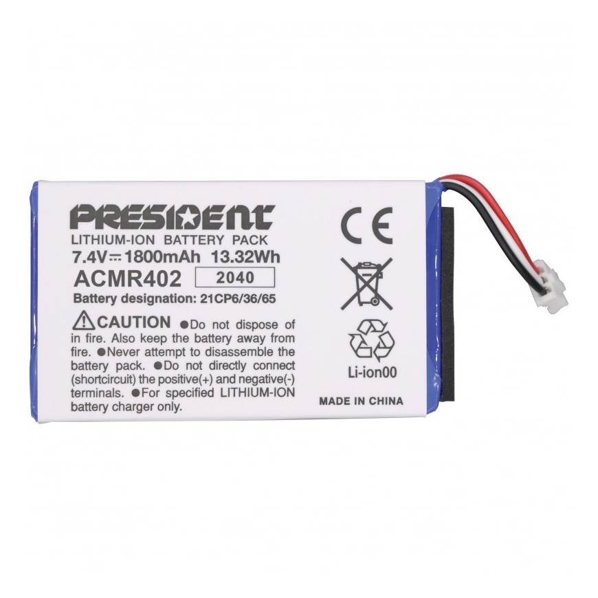 Портативное радио President Randy III Plus ASC AM/FM CB черное – 5
