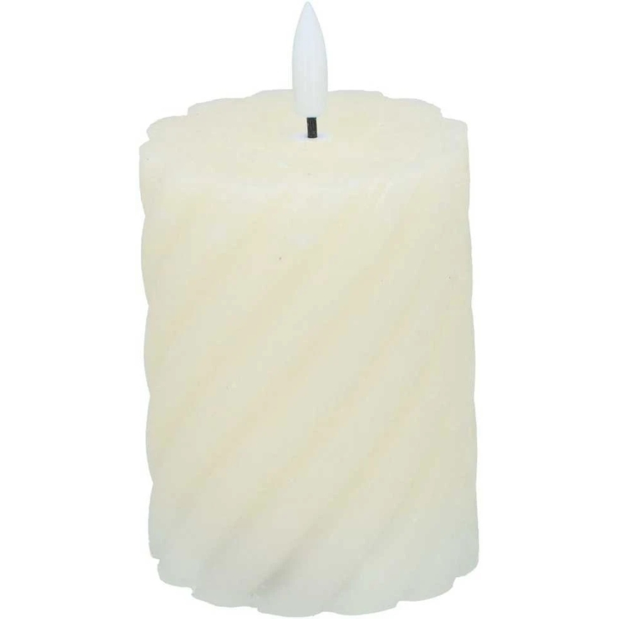Articasa dekoratyvinė LED žvakė kremas 7x10 cm