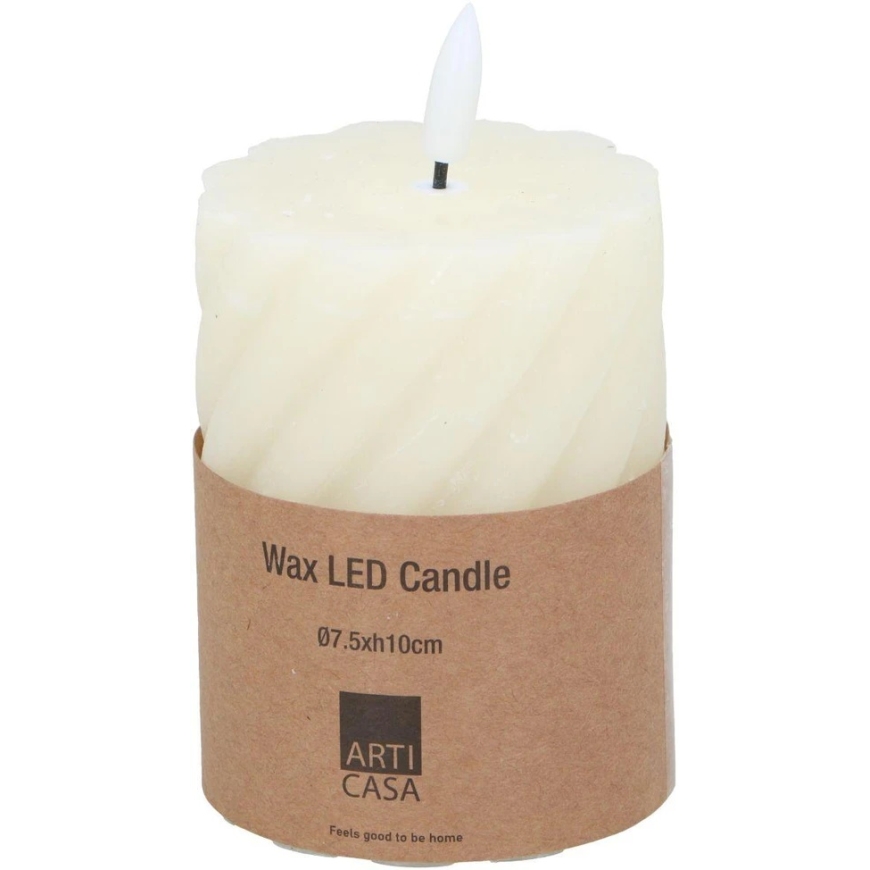 Articasa decorative LED candle cream 7x10 cm – 2