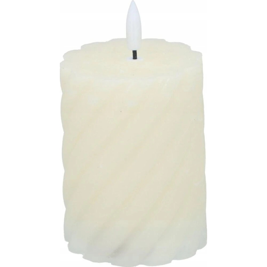 Articasa dekoratīvā LED svece krēms 7x10 cm – 3