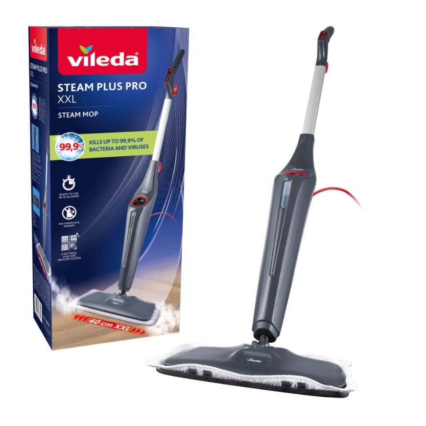 Garų šluota Vileda Steam Plus XXL Pro – 3