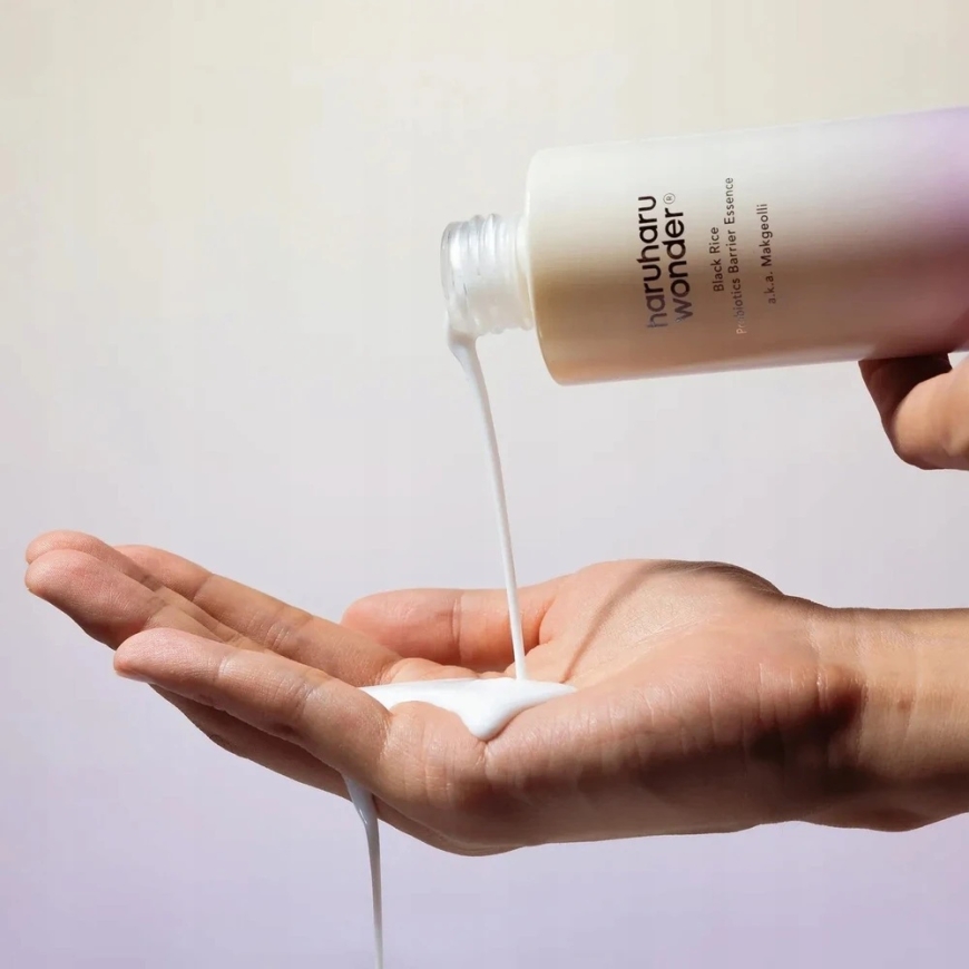 Haruharu Wonder Black Rice Probiotics Barrier Essence Raminamoji Veido Esencija, 120 ml – 5