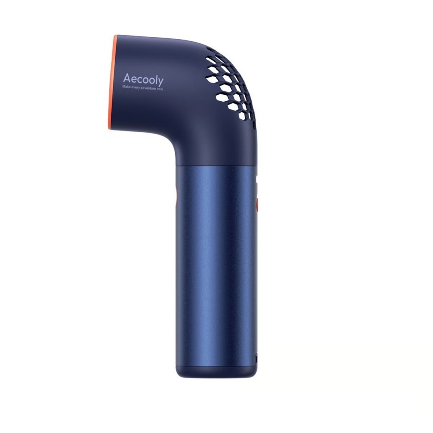 AECOOLY Aero Ultra – High-Speed Handheld Fan, Blue-Orange – 3