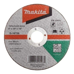 ДИСК РЕЗИНОВЫЙ MAKITA 125X3 C30S ДЛЯ КАМНЯ