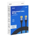 Savio CL-210 DisplayPort cable 2 m Black Savio CL-210 DisplayPort cable 2 m Black