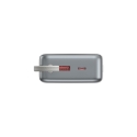 Gembird PB20-PD65-LCD-01 Nopea lataus power bank integroituine kaapeleineen, 65W, 20000 mAh, musta Gembird PB20-PD65-LCD-01 Nopea lataus power bank integroituine kaapeleineen, 65W, 20000 mAh, musta