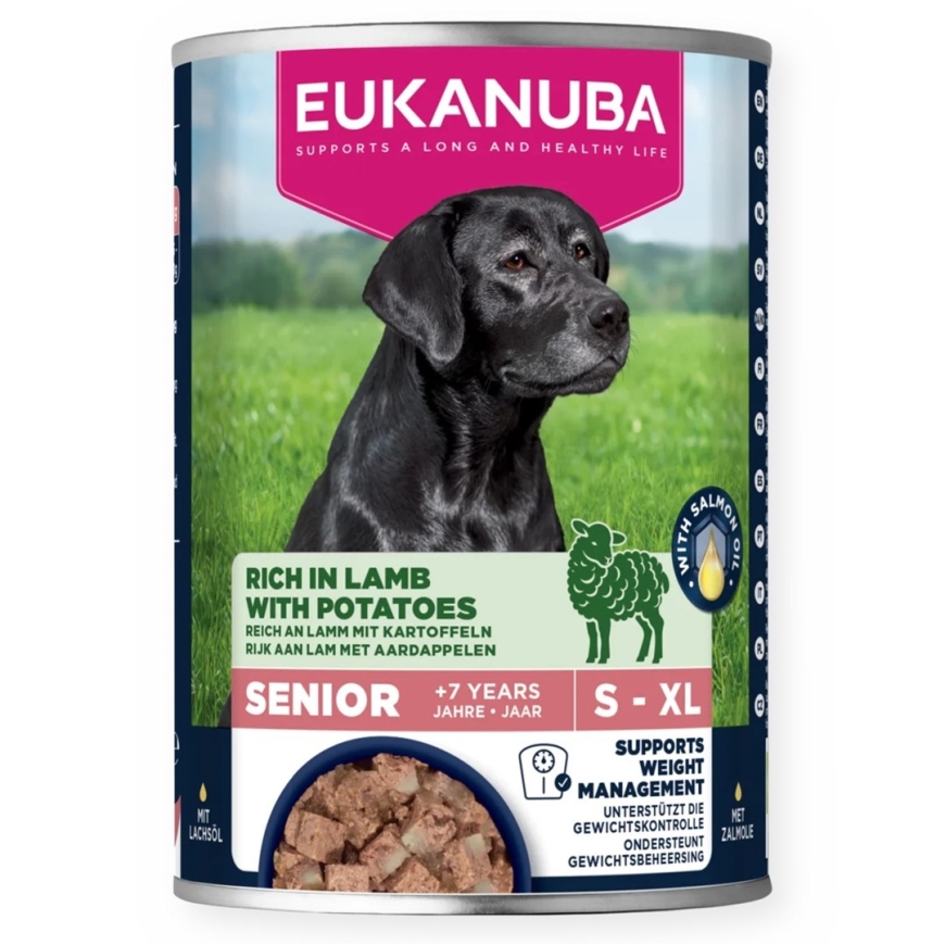 EUKANUBA Life Care Senior Rich in Lamb with Potatoes - wet dog food - 400g