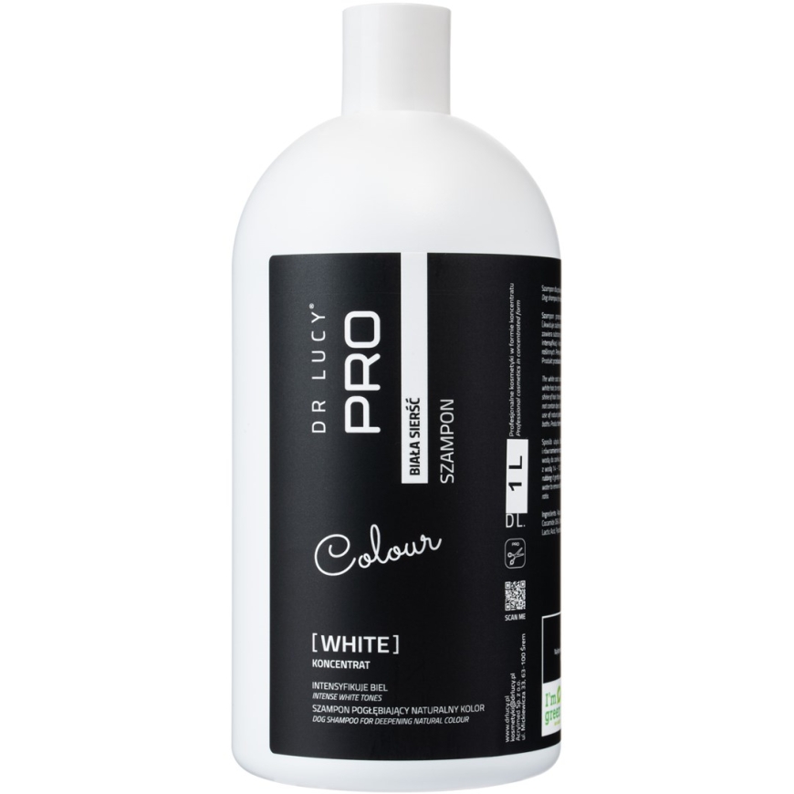DR LUCY Valkoinen takki - shampoo koirille - 1 L