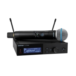 Shure SLXD24+E/B58-G65 - digitālais bezvadu sistēmas komplekts ar rokas raidītāju/mikrofona (470–606 MHz)