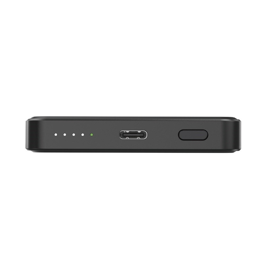 Gembird PB05-WPC15M-01 magnetiline traadita power bank 15 W, 5000 mAh, must – 4