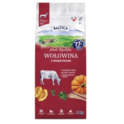 BALTICA Вкусы регионов Говядина с овощами Для мелких пород - сухой корм для собак - 3 кг