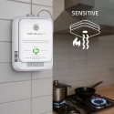 Qoltec dabasgāzes noplūdes sensors CH4 detektors 85dB signāls LED Qoltec dabasgāzes noplūdes sensors CH4 detektors 85dB signāls LED