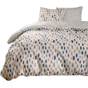 TODAY Bed Linen Set COLORFUL DOTS 240x220cm, 63x63cm TODAY Bed Linen Set COLORFUL DOTS 240x220cm, 63x63cm