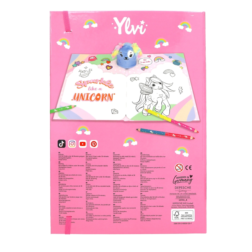 Ylvi Pop Up värviraamat – 2