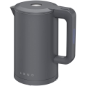 Sähkökannu, harmaa, 220-240V, 1850-2200W, 1.7L, strix-ohjain Sähkökannu, harmaa, 220-240V, 1850-2200W, 1.7L, strix-ohjain
