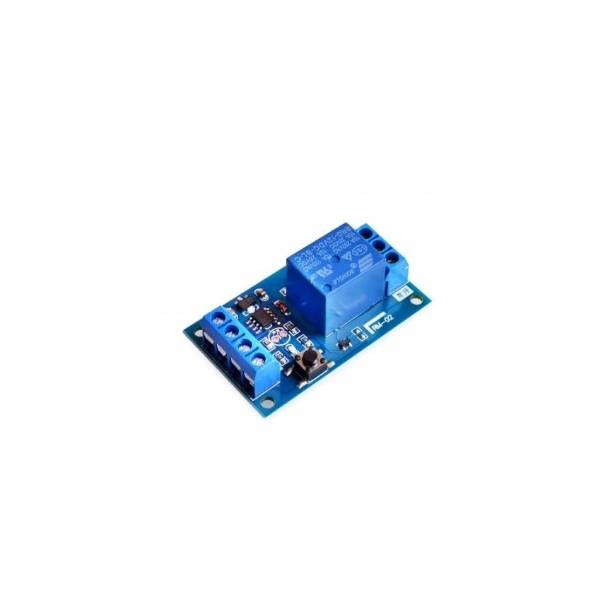 Oem 1 Channel 12V Relay Module with Momentary Non-Latching Button Control