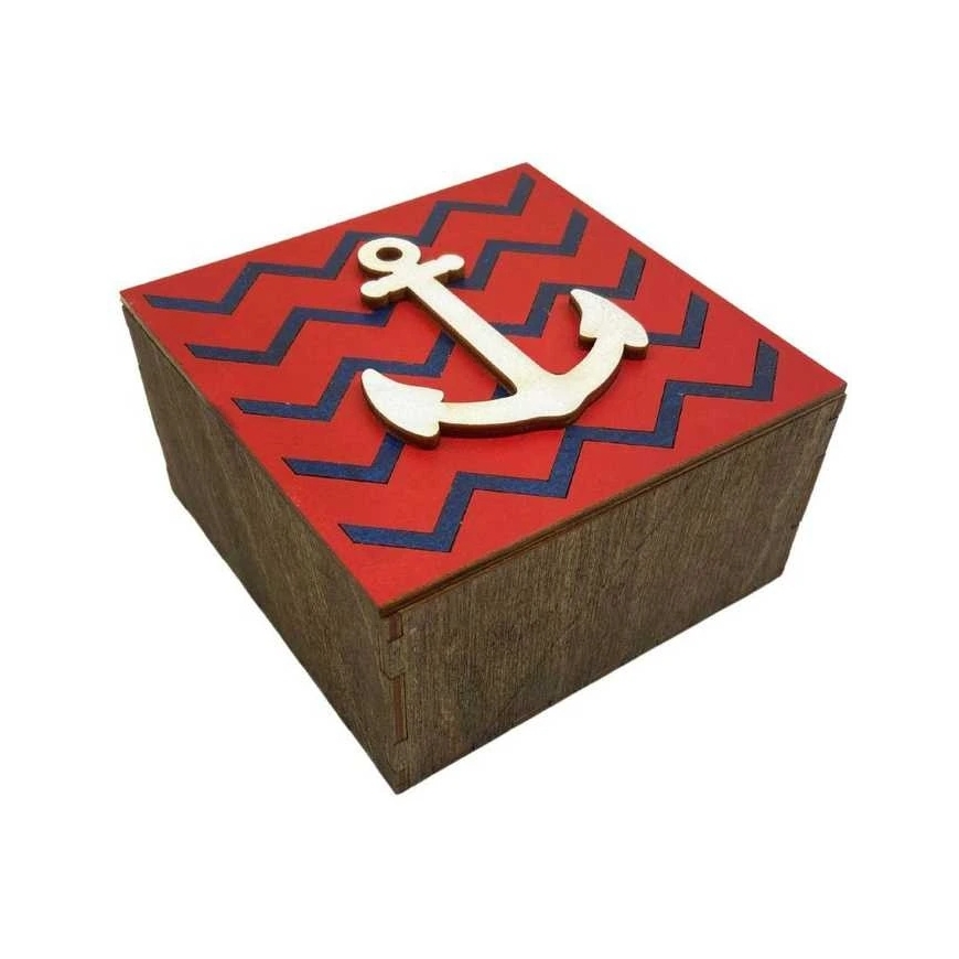 Kind Fox Wizardi Yuliya Ausianikava individuaalne tegevus vastavalt sertifikaadile nr 1201908 Puidust karp "Anchor" KF057/19 – 2