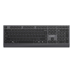 KLAVIATUUR MULTIMEDIA USB ENG/ MUSTA KB-MCH-06