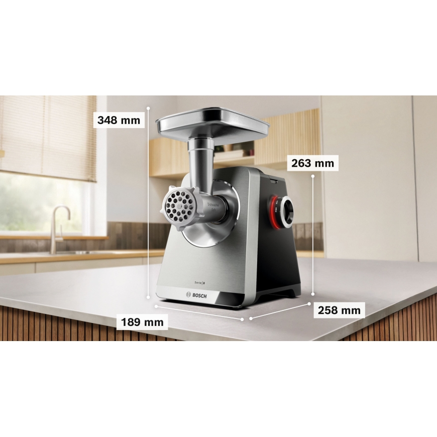 Bosch MFWS860M lihamylly, teräs – 2