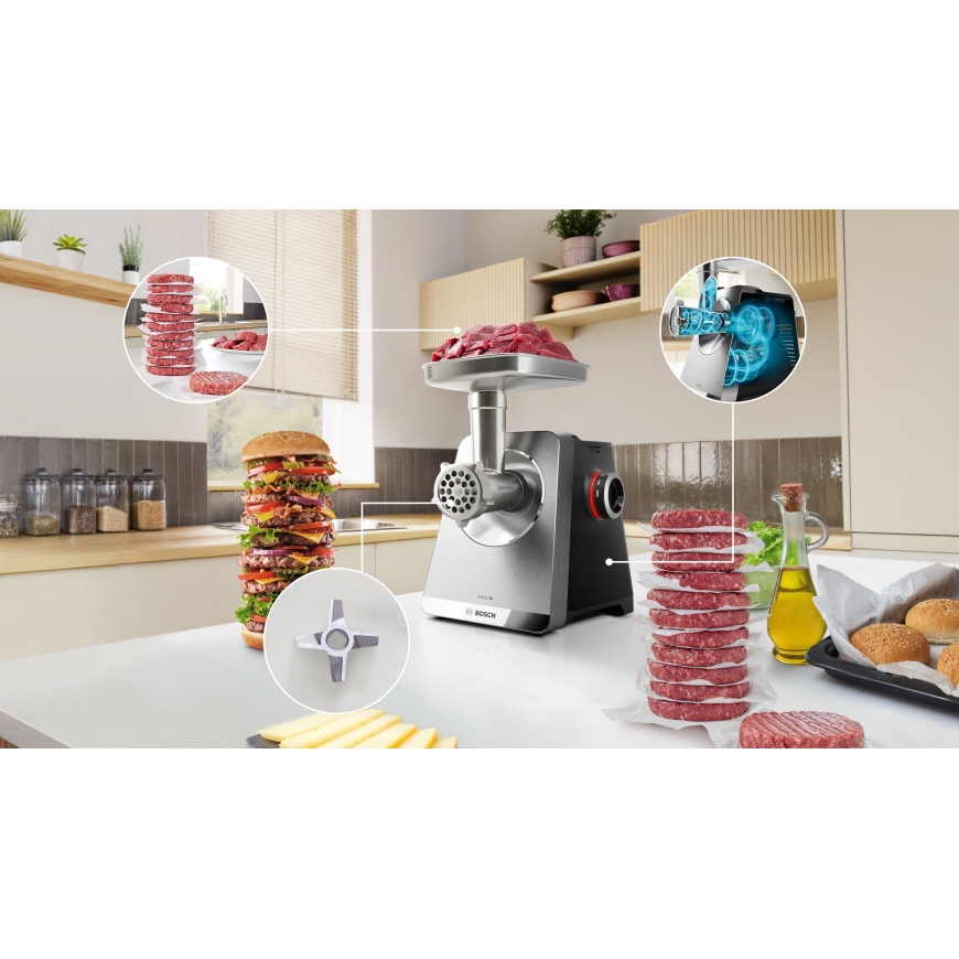 Bosch MFWS860M lihamylly, teräs – 4