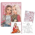 TOPModel coloring book with sequins, LEOHEART TOPModel coloring book with sequins, LEOHEART