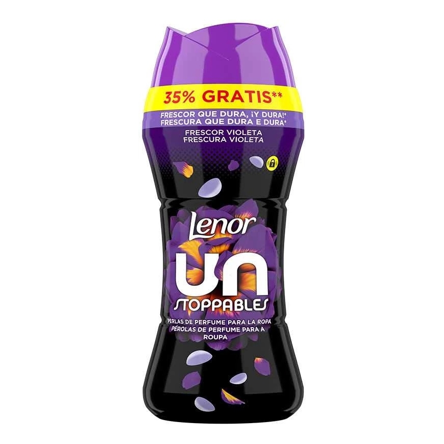 Lenor UNSTOPPABLES жемчужины для смягчения ткани с ароматом фиалкового свежести 270 г