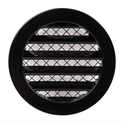 EUROPLAST ALUMĪNIJA GRILS 100MM MELNS