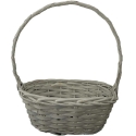 Saska Garden white Easter basket 28x15x35cm Saska Garden white Easter basket 28x15x35cm