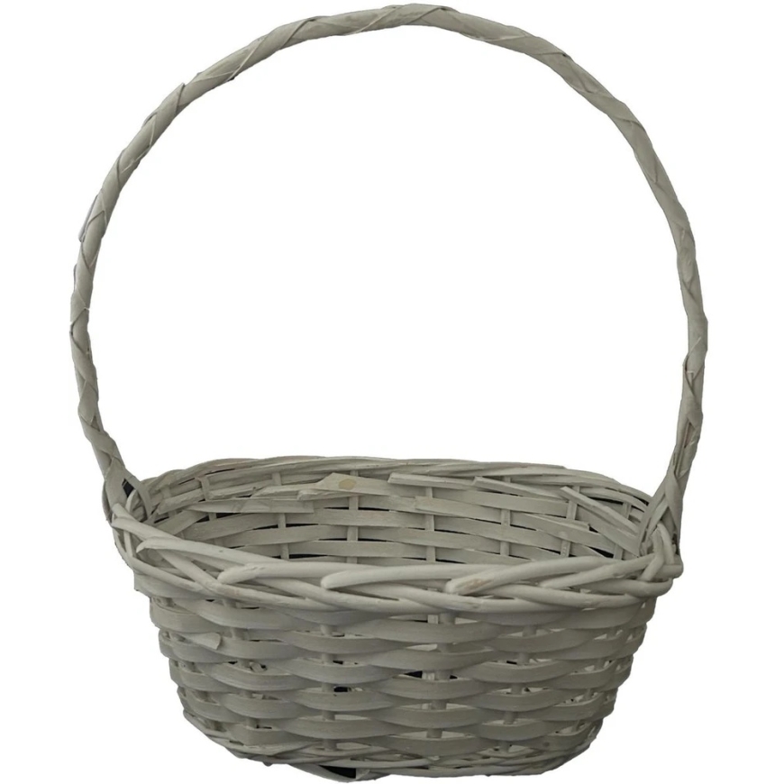 Saska Garden balts Lieldienu grozs 28x15x35cm – 2