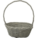 Saska Garden balts Lieldienu grozs 28x15x35cm