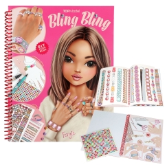 TOPModel Coloring and Activity Book, Bling Bling