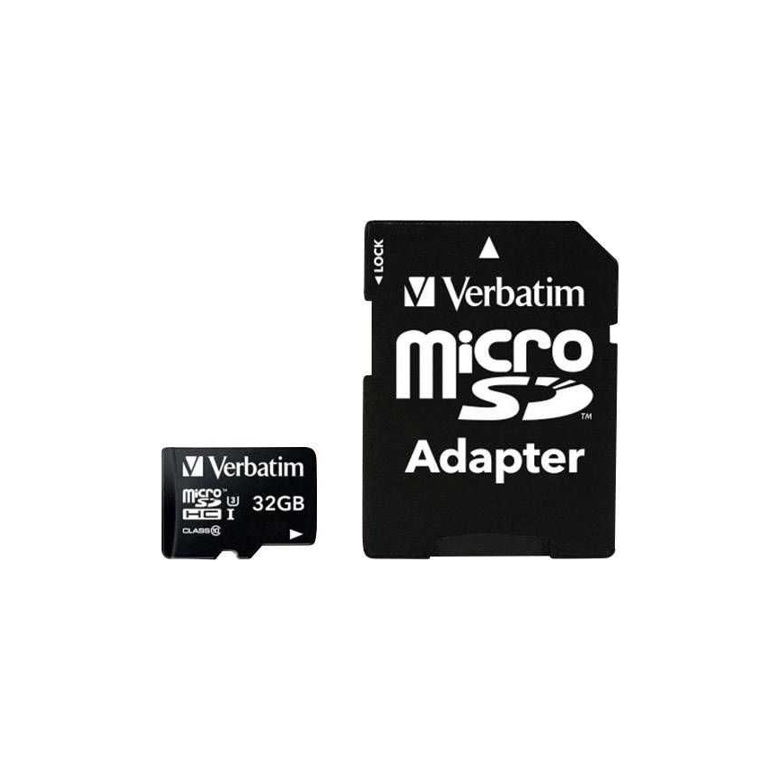 Verbatim Pro Micro SDHC 32GB Klasė 10 UHS-I