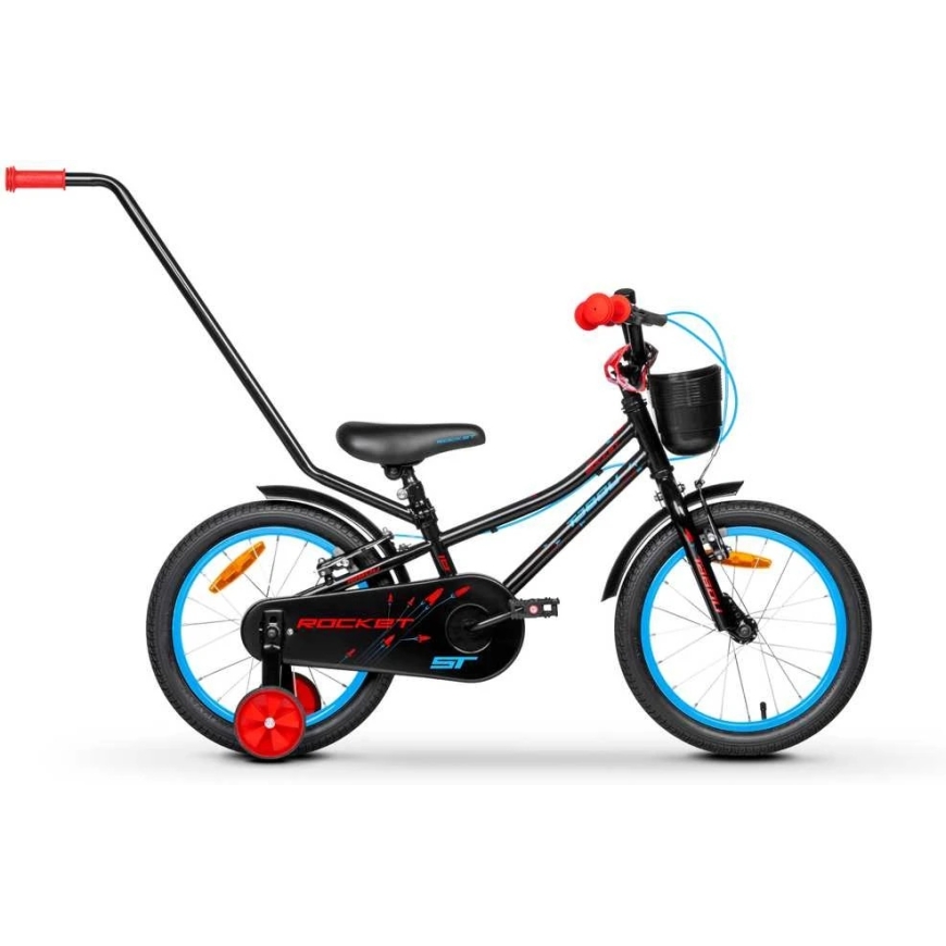 Tabou Rocket ST 12 must-punane jalgratas
