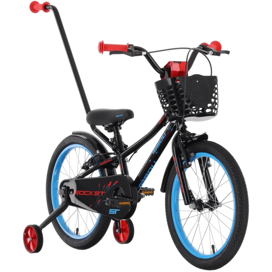 Tabou Rocket ST 12 must-punane jalgratas – 2