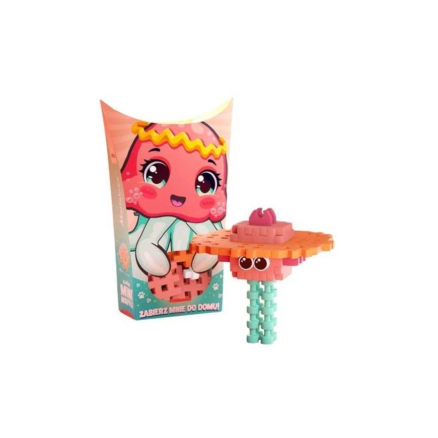 Marioinex Mini Waffle Pocket Pets Jellyfish Constructor, 25 pcs.