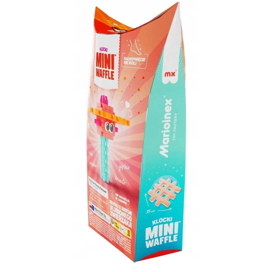Marioinex Mini Waffle Pocket Pets Meduus-rakennussarja, 25 osaa. – 3