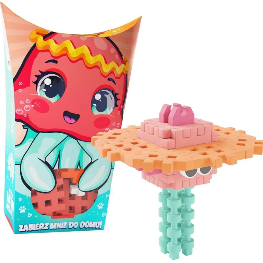 Marioinex Mini Waffle Pocket Pets Meduus ehitaja, 25 tk. – 5