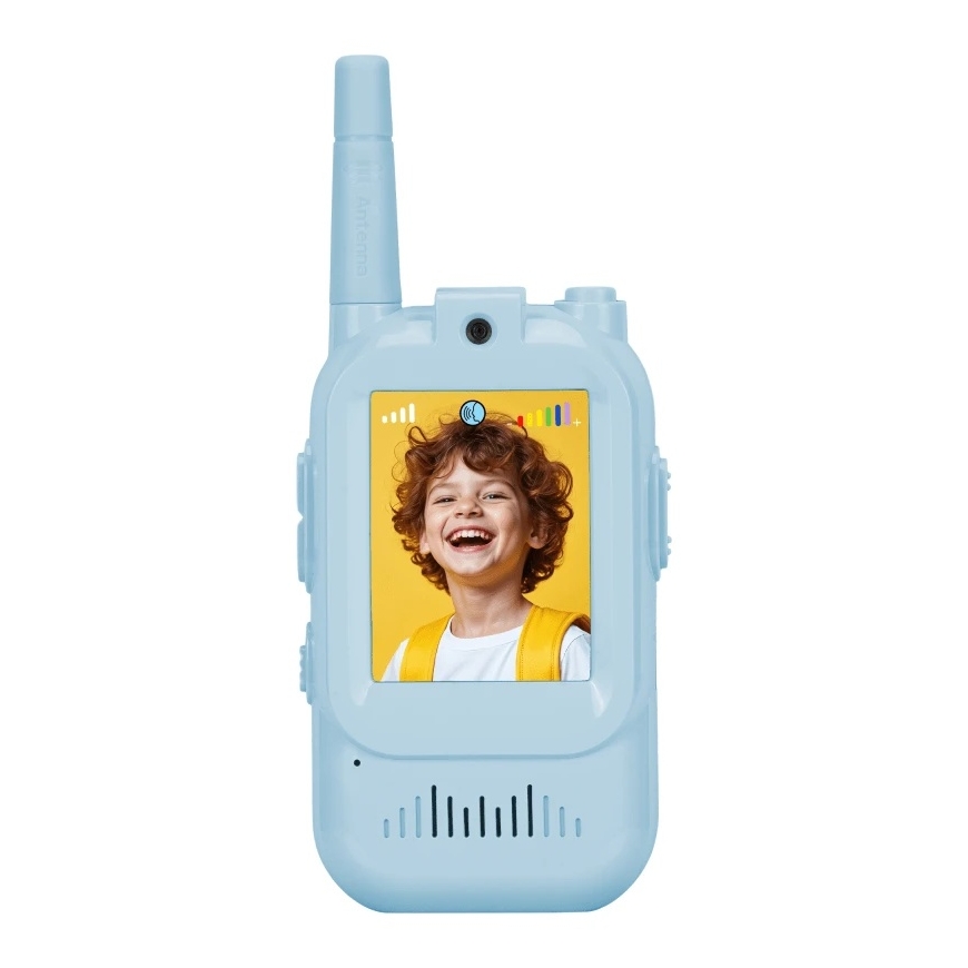 Žaislas - Redleaf WT2 Video Walkie-Talkie 300m Range Rechargeable Mėlyna/Rožinė – 3