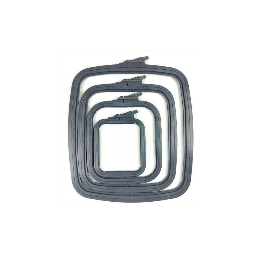 Nurge Marketing Nurge Square (Rectangular) Plastic Hoops 9.5*11 cm (grey) 170-11GREY