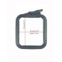 Nurge Marketing Nurge Square (Rectangular) Plastic Hoops 9.5*11 cm (grey) 170-11GREY Nurge Marketing Nurge Square (Rectangular) Plastic Hoops 9.5*11 cm (grey) 170-11GREY