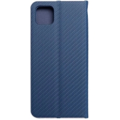 Forcell Oem LUNA Book Carbon kaitse Samsung Galaxy A22 5G sinises värvuses